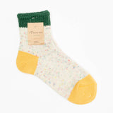 Colour Nep 3 Variations Socks | Green