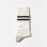 GS05.0299 | Striped Cotton Socks |  Nature / Black