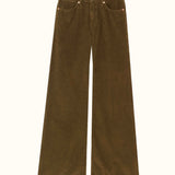 Jane Corduroy Jeans | Moss Green