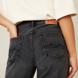 Caroline Cropped Jeans | Holo Grey Used