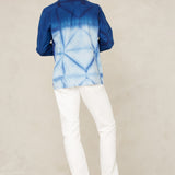 Balder L/S Shirt | Shibori Ombre Natural Indigo