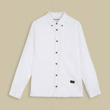 Enda Pocket Shirt | Optical White Linen