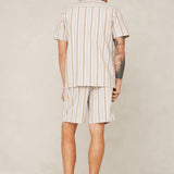 Balder Shirt | Ecru Hemp Stripe