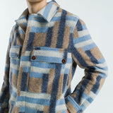 Donovan Overshirt | Square Jacquard