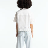 Ryanna Shirt S/S | White Japan Crest