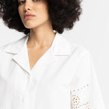 Ryanna Shirt S/S | White Japan Crest