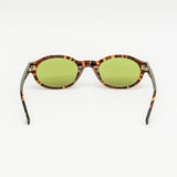 Kendall Ecaille Brune Laminee Crystal Brun [E20L5] | Verres Vert Profond