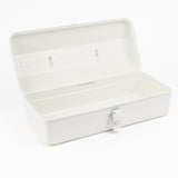 Steel Camber-Top Toolbox 35cm | White