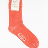 Praha Silk Cotton Lounge Socks | Beer Amber