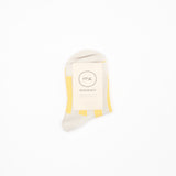 Supima Cotton Striped Socks | Yellow