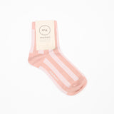 Supima Cotton Striped Socks | Macaron