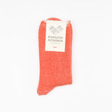 Praha Silk Cotton Lounge Socks | Beer Amber