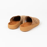 Colony 2-Tone Vegan Leather | Beige/Walnut