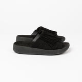 Thunderbird Thatch Slide - Vegan Suede | Black