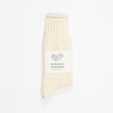 Wool Cotton Boot Socks | Ivory