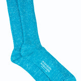 Boston Hemp/Cotton Slab Sock | Ocean Blue