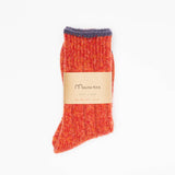 Wool Top Toe Line Socks | Orange