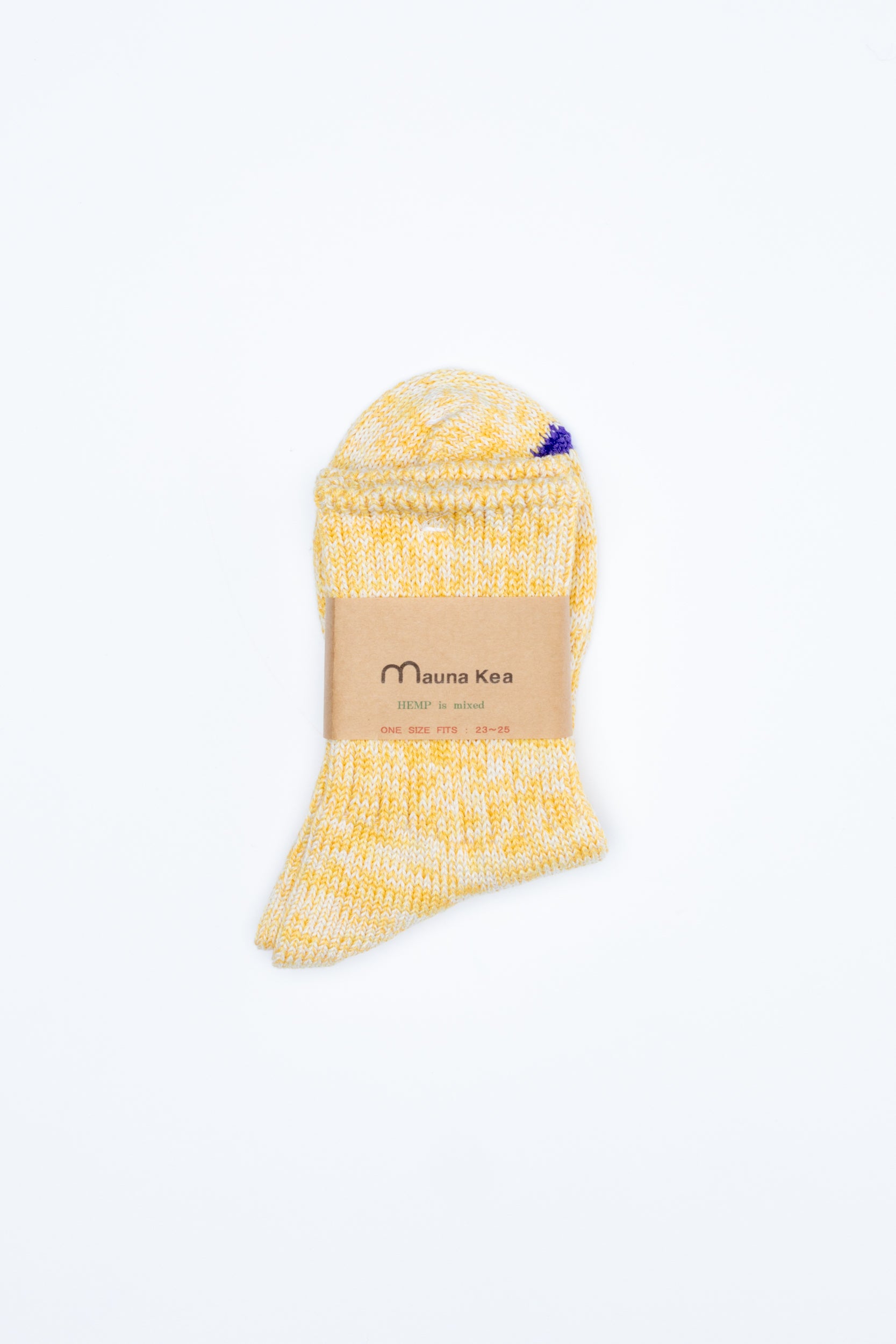 Pastel Rib Organic Hemp | Yellow