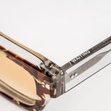 Stef Ecaille Brune Laminee Fume  [E20] | Verres Degreade Jaune
