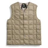 V-Neck Button Down Vest | Khaki