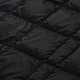 V-Neck Button Down Vest | Black