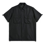 Non Down Military Adjust Shirt | Black