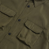 Non Down Military Adjust Shirt | Dark Olive