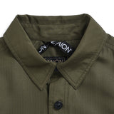 Non Down Military Adjust Shirt | Dark Olive