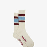 4011 College Stripe Socks | Powder Blue