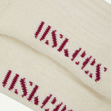 4011 College Stripe Socks | Powder Blue
