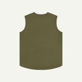 3036 Drill Zip-Up Vest | Moss