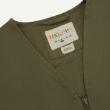 3036 Drill Zip-Up Vest | Moss