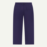 5022 Herringbone Barrel Leg Pants | Deep Indigo