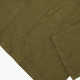 3001 Linen Blend Overshirt | Woodland Green