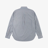 6013 Oxford Shirt |  Terrace Pinstripe Sky Claret