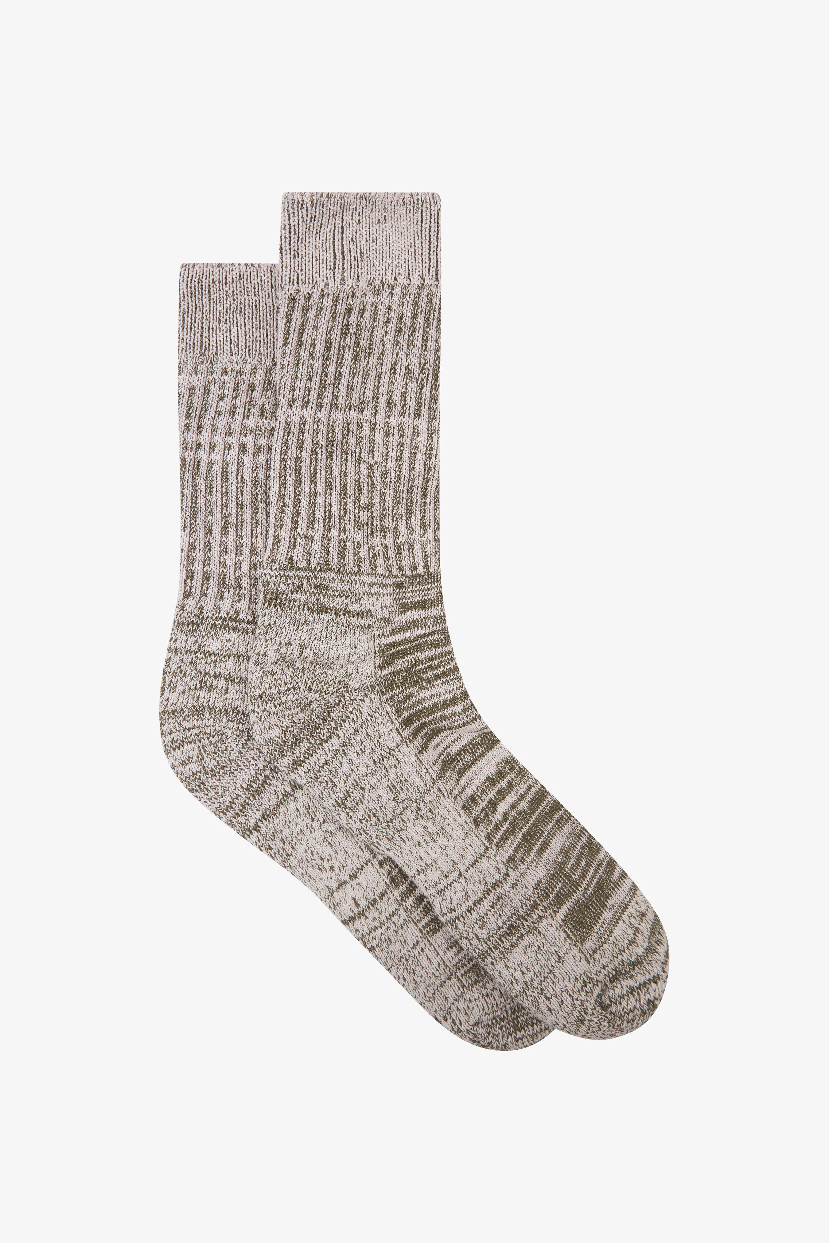 4006 Colour Fuzz Socks | Willow Green