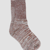 4006 Colour Fuzz Socks | Alpine Brown