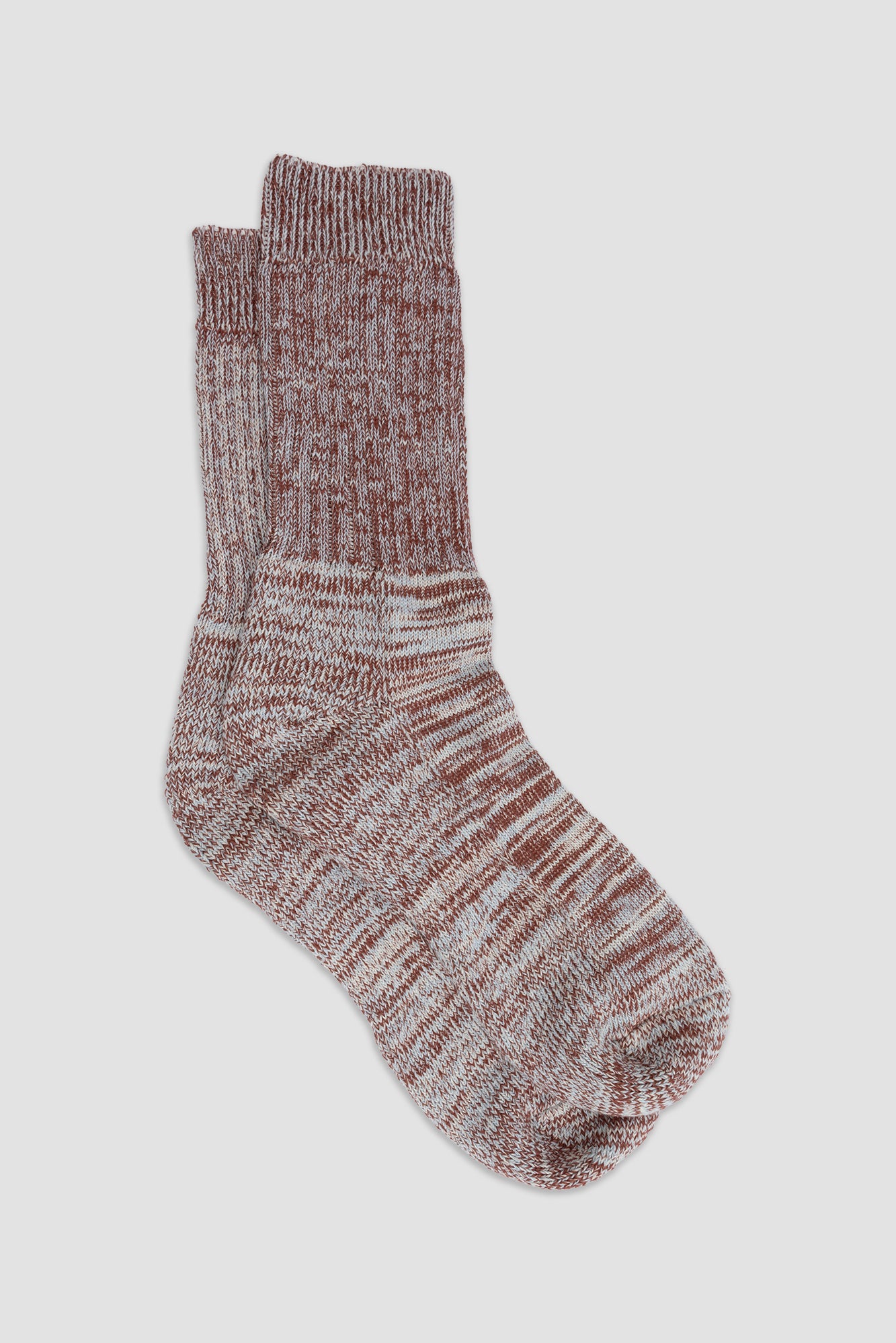 4006 Colour Fuzz Socks | Alpine Brown