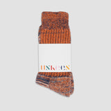 4006 Colour Fuzz Socks | Volcanic Orange
