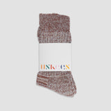 4006 Colour Fuzz Socks | Alpine Brown