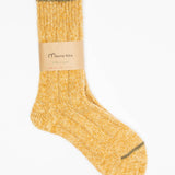 Wool Top Toe Line Socks | Yellow