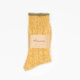 Wool Top Toe Line Socks | Yellow