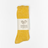 Boston Hemp/Cotton Slab Socks | Vintage Yellow