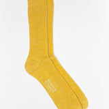 Boston Hemp/Cotton Slab Socks | Vintage Yellow