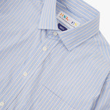 6013 Long Sleeve Oxford Shirt | Blue Gold Blend