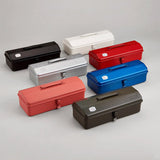 Steel Hip-Roof Toolbox - 35cm - Beige
