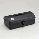 Steel Hip-Roof Toolbox - 28cm - Black