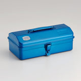 Steel Hip-Roof Toolbox - 28cm - Blue