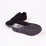 Low Seed Runner | Black Vegan Suede + Canvas