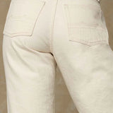 Caroline Cropped Jeans | Clean Recycled Ecru